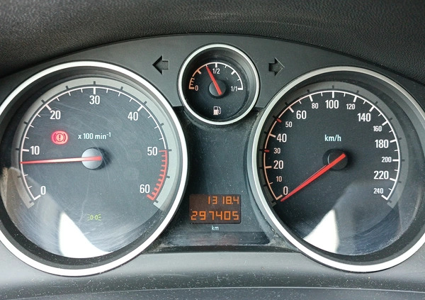 Opel Zafira cena 8900 przebieg: 297405, rok produkcji 2008 z Witkowo małe 92